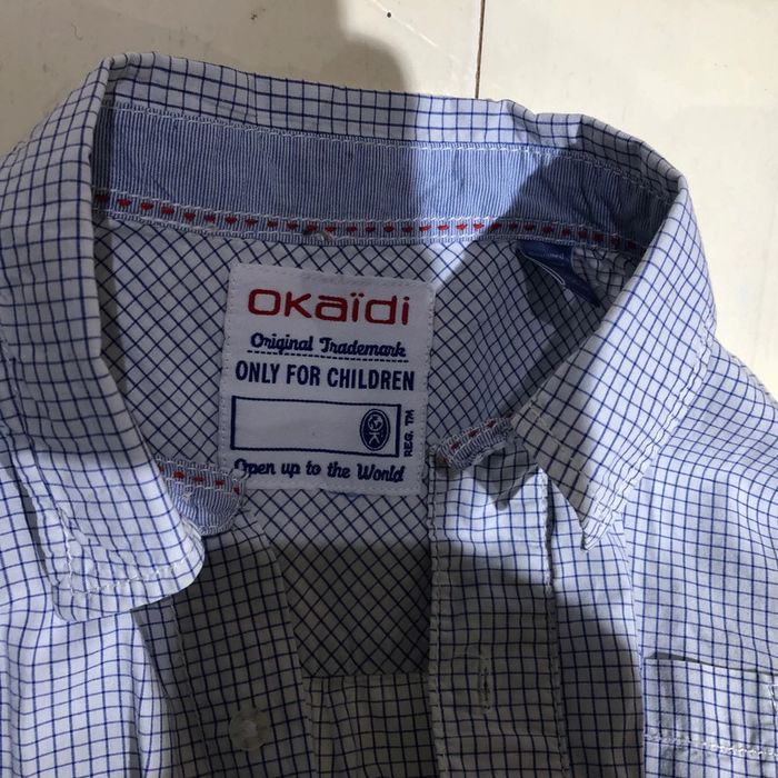 Chemise Okaïdi taille 12 ans petits carreaux - photo numéro 10