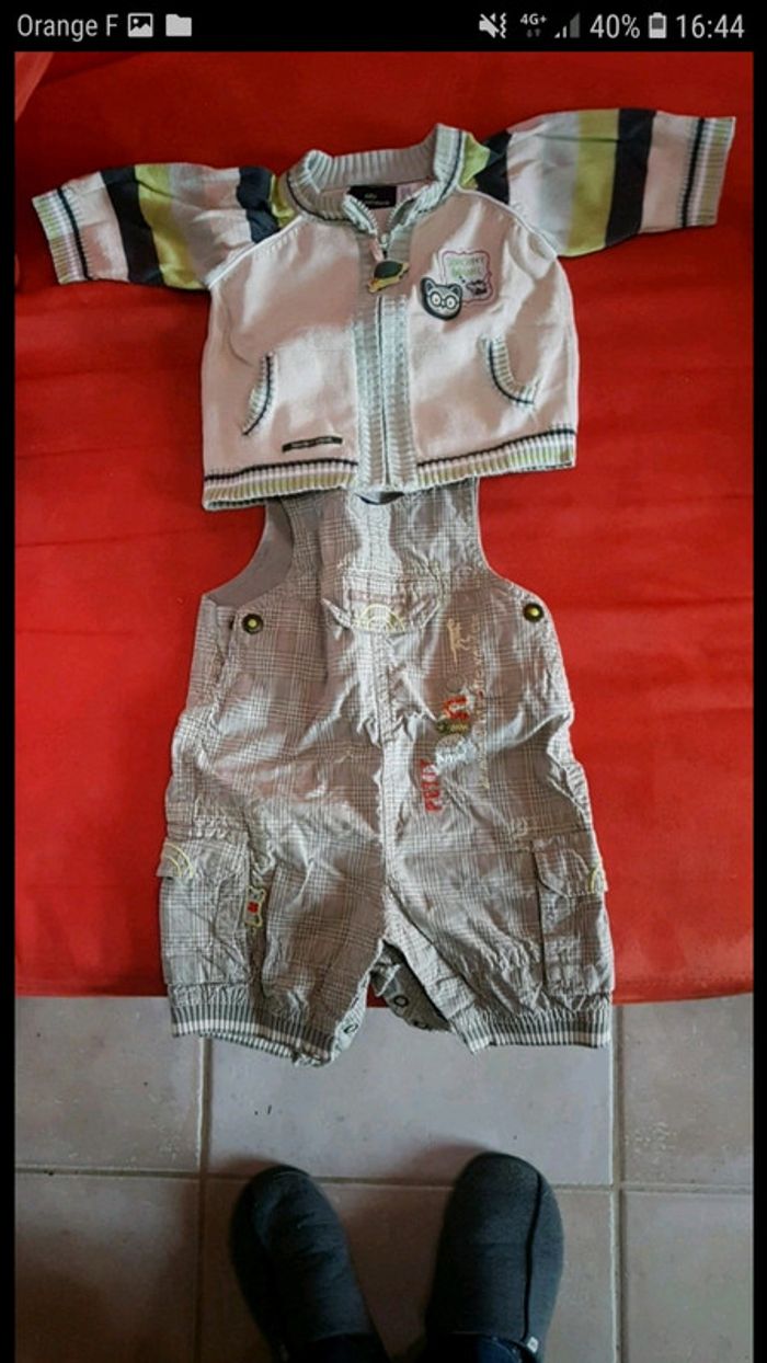 Très joli ensemble 1 mois sergent major