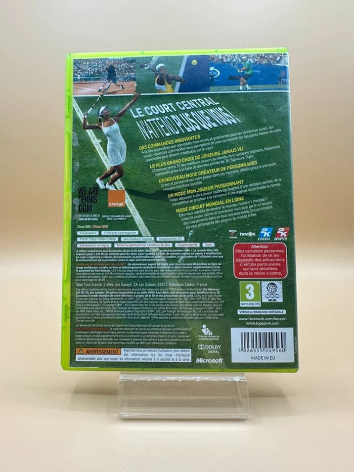 Top Spin 4 Xbox 360 - photo numéro 2