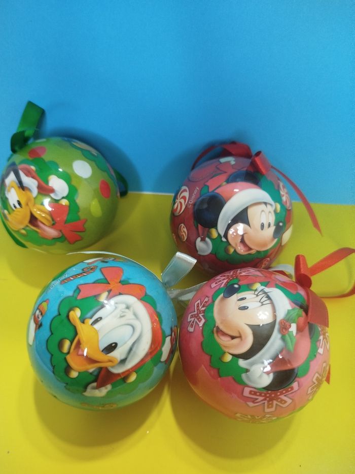 4 boules de Noël Disney - Mickey et ses amis - photo numéro 2