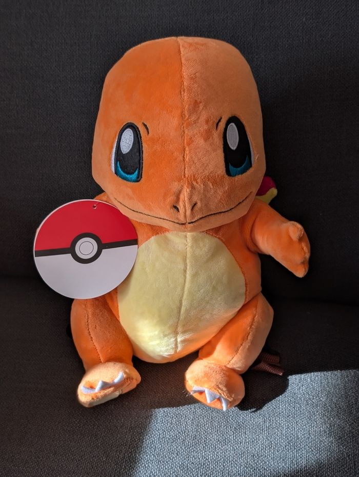 Sac à dos / Peluche Pokémon Salamèche / Charmander 40cm neuf