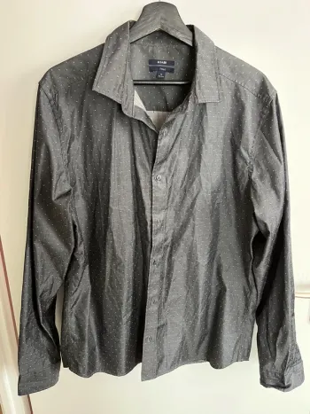 Chemise grise pois KIABI t.xl