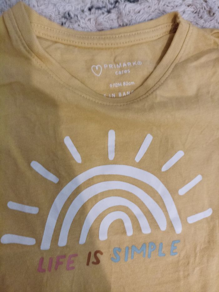 Haut manches courtes Primark 12 mois - photo numéro 3