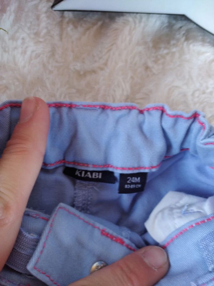 Pantalon style jeans Fille 24 mois Kiabi - photo numéro 9