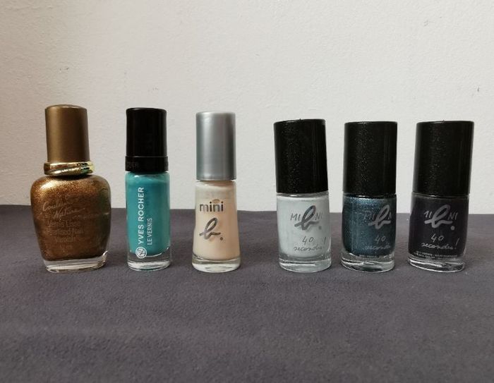 Lot de 5 vernis