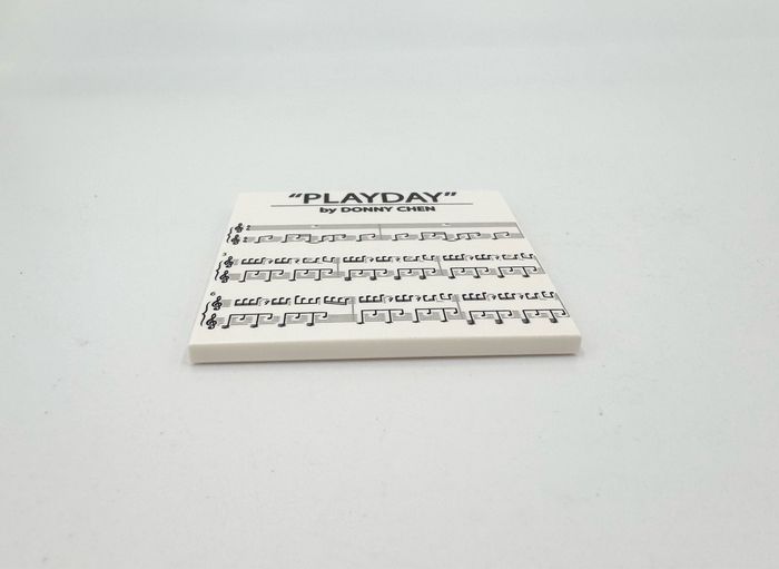 Lego Accessoires Musique : plaque 6x6 tenons Playday - NEUF - photo numéro 3
