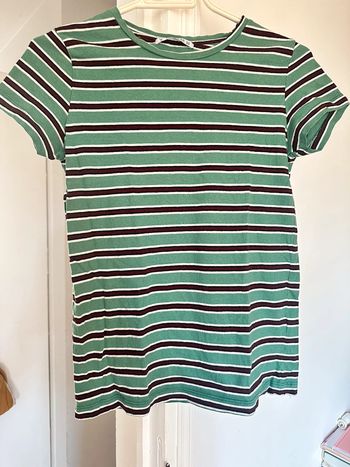 Tee shirt à rayures S