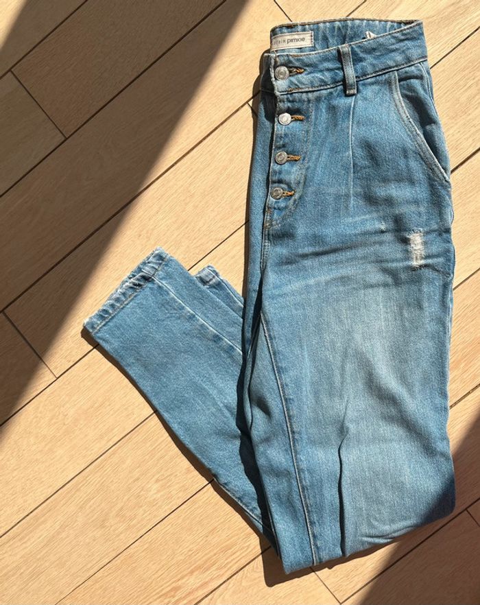 Jean mom fit taille haute – Pimkie – style vintage comfy - photo numéro 3