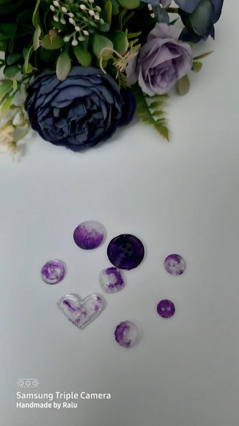 Lot boutons kawaii pastel purple💜