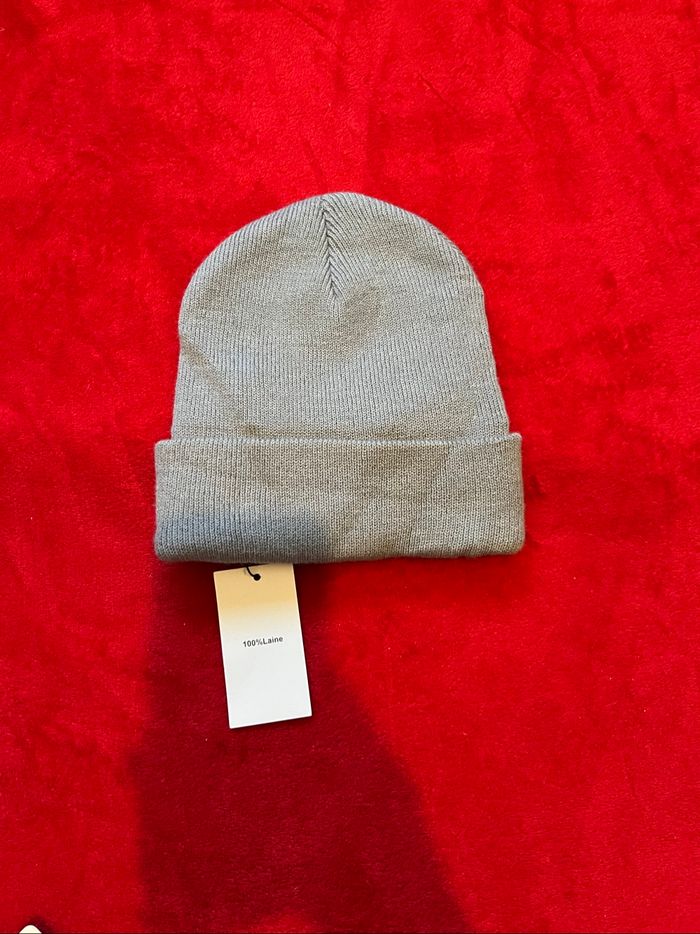 Bonnet gris garçon Taille unique Neuf