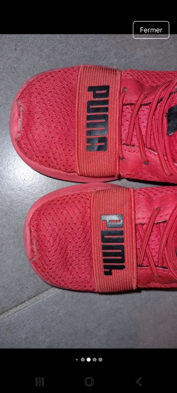 Basket puma taille 26 en bon état - photo numéro 7