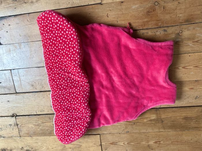 Gigoteuse turbulette velours fuschia 0/6 mois Kiabi - photo numéro 4