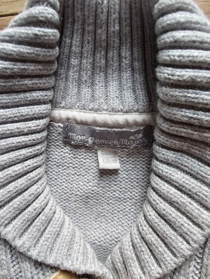 Gilet bouton 6 mois - photo numéro 2