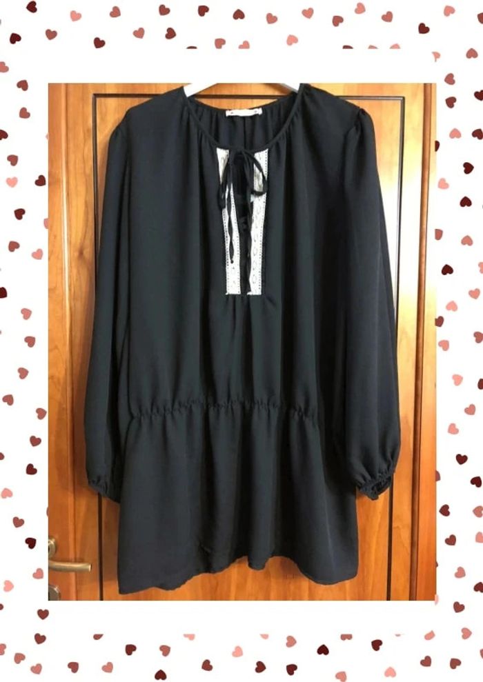 Tunique /robe noire Chantal B L/XL