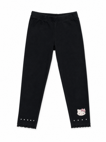 Legging Hello Kitty, 6 ans avec strass et dentelles.