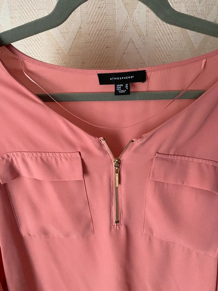 Superbe belle blouse fluide rose Primark taille 38 - photo numéro 2