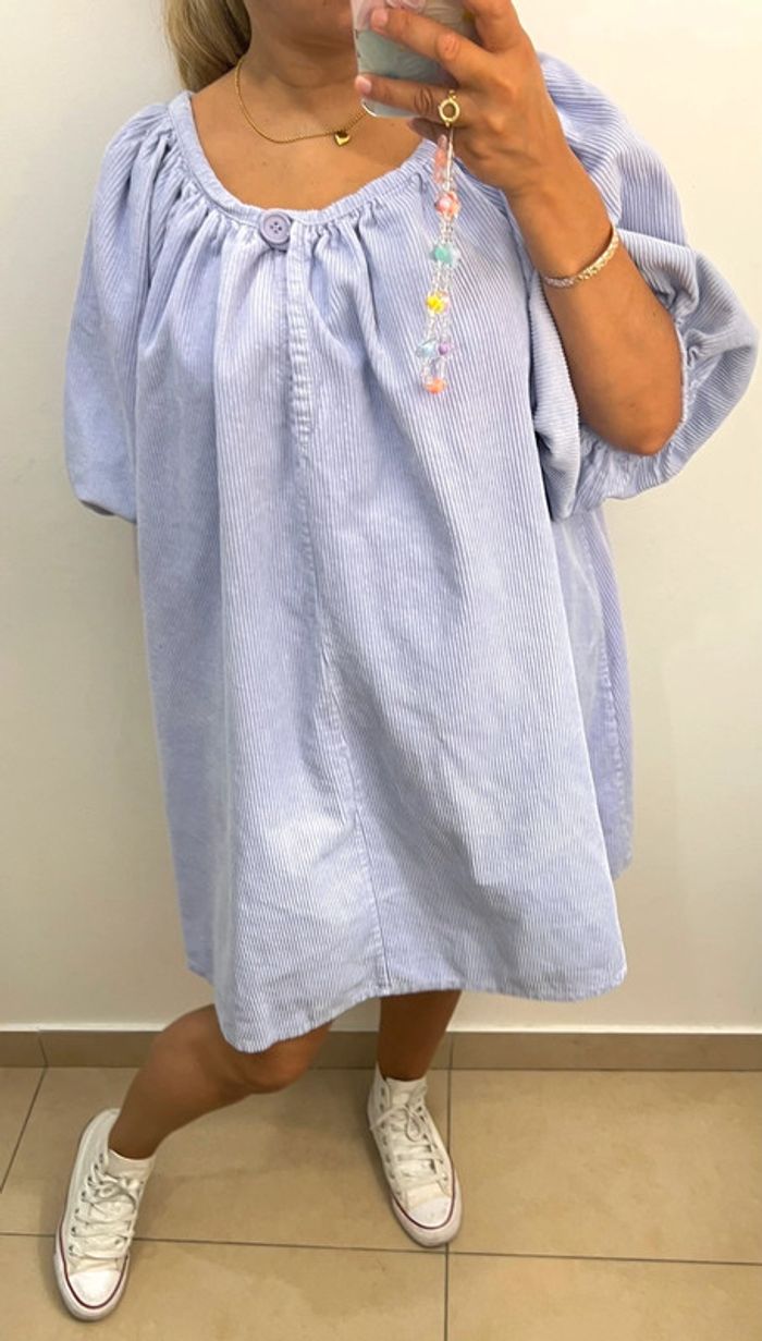 Robe Ample En Velours Taille Unique - photo numéro 4