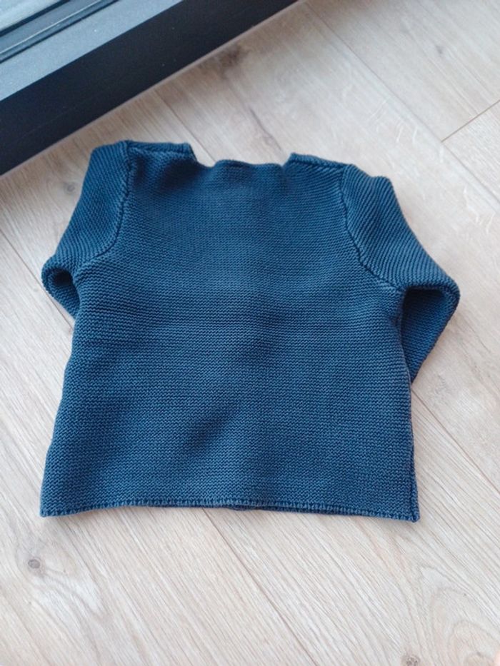 Gilet bleu marine chic 24m - photo numéro 4