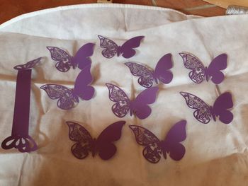 9 papillons decoratifs