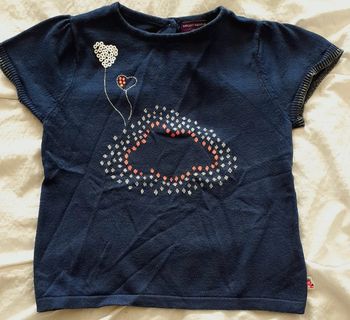Pull fin sans manche fille 4-5 ans / Sergent Major