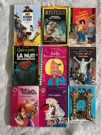 Lot 9 livres