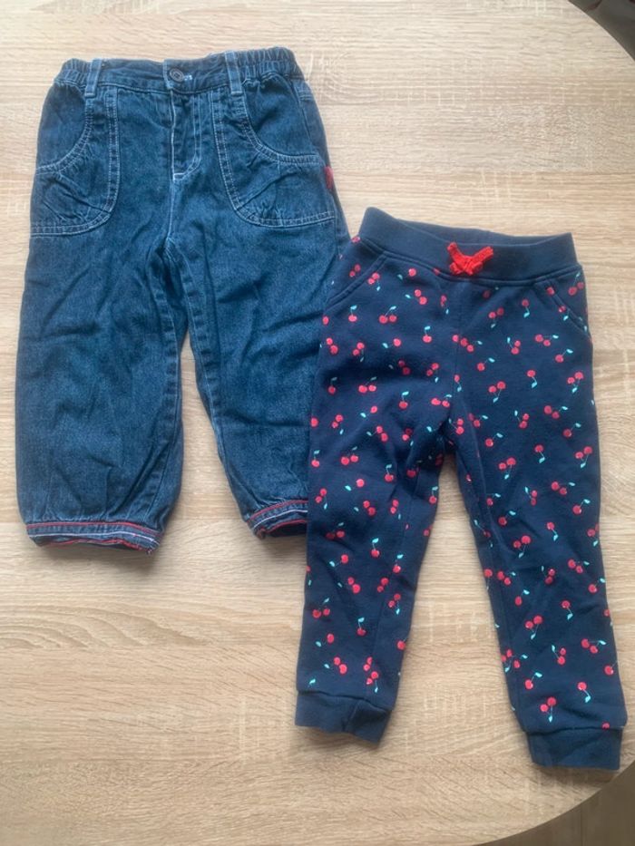 • Lot 2 pantalons ~ 24 mois/ 2 ans • - photo numéro 2