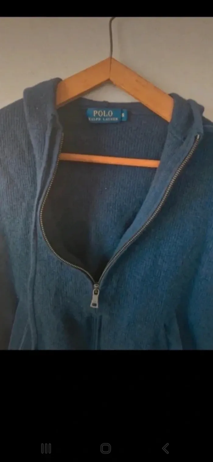Veste zippé ralph lauren très bonne état taille s - photo numéro 2