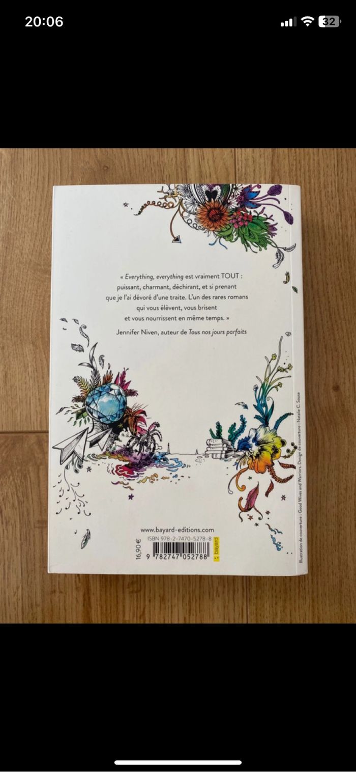 Livre everything everything - photo numéro 2