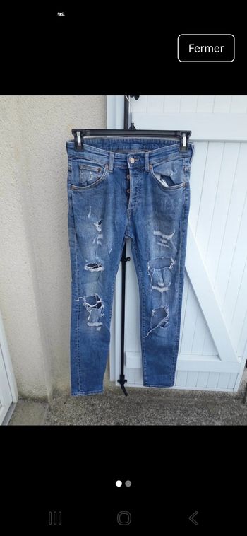 jeans troué hommes H&M Taille 40