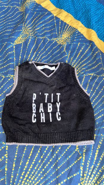 Pull sans manche 3 mois