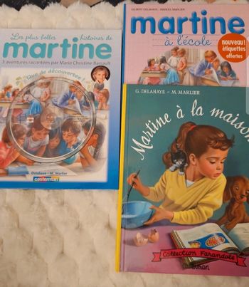 Lot de livres Martine