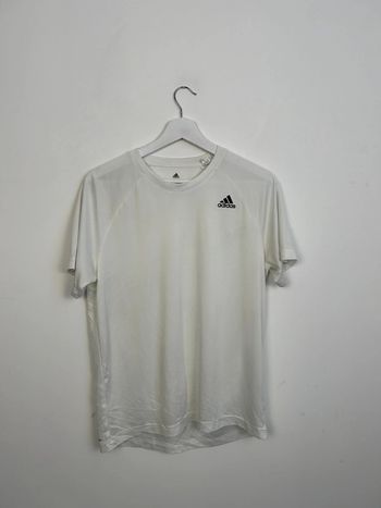 Maillot Homme Adidas Blanc M | Très Bon État | Casual & Vintage | TN123