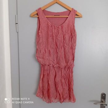 Robe courte vieux rose t36
