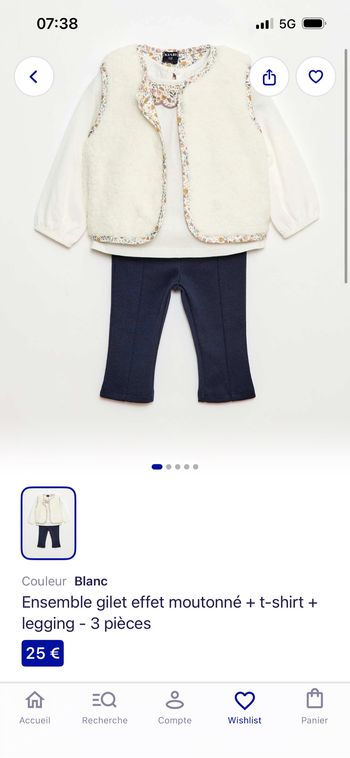 Ensemble bébé fille