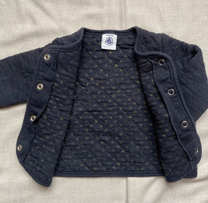 Veste/gilet molleton Petit Bateau 6 mois - photo numéro 4
