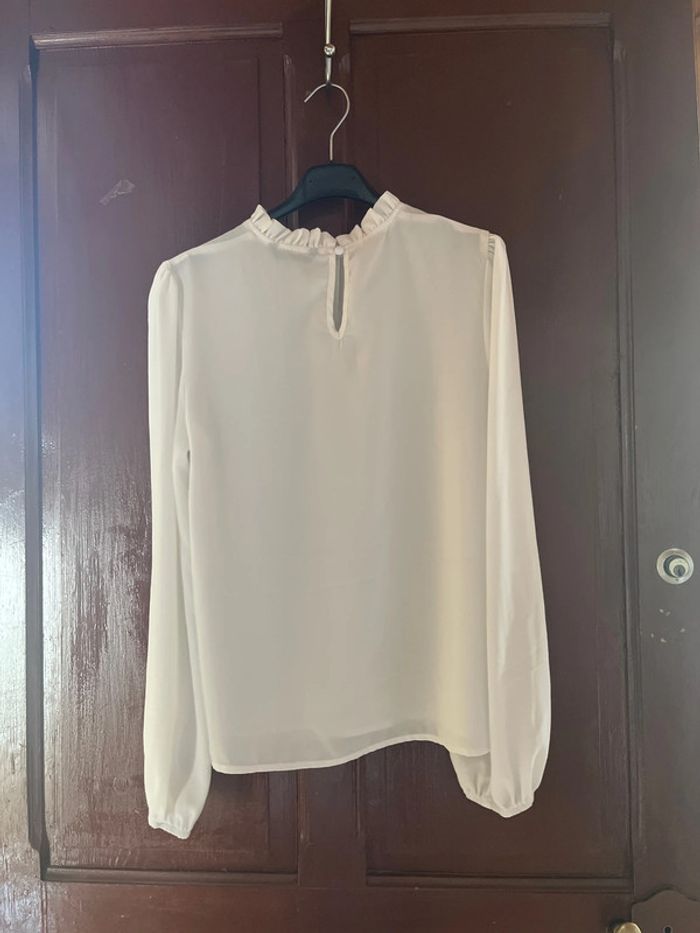 Chemisier femme blanc TBE taille S. SHEIN - photo numéro 2
