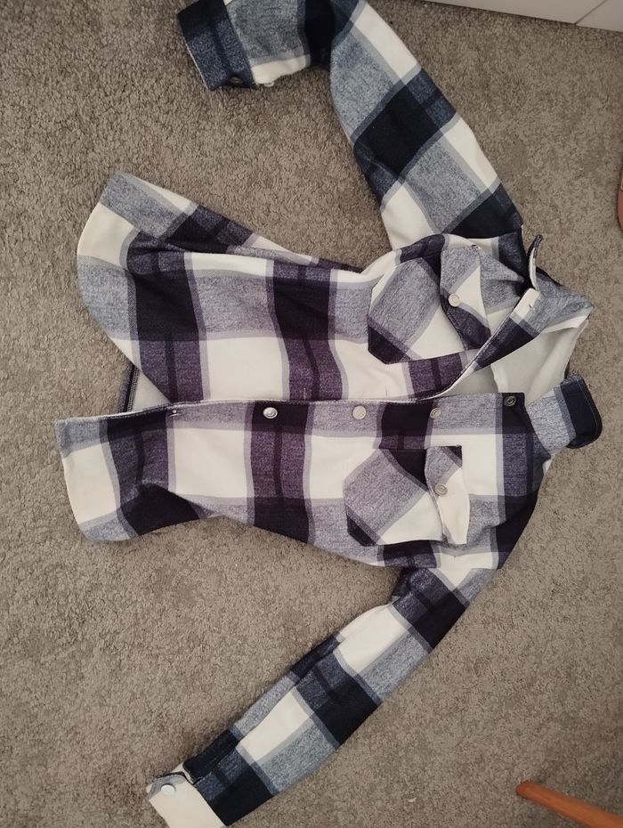 Veste à carreaux