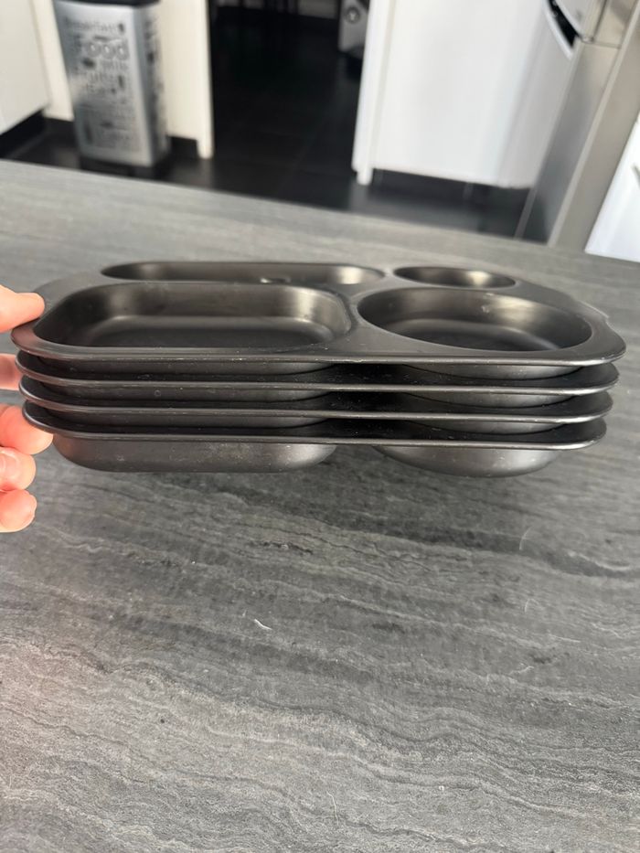 Lot 4 plateaux repas - photo numéro 2