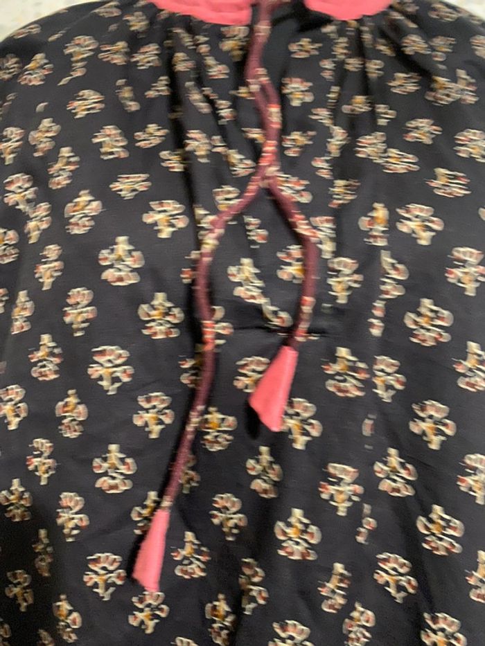 Maxi robe Kirane coton Inde hippie bohème 38 - photo numéro 3