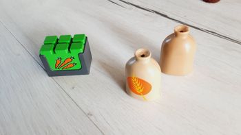 Jeu jouet Playmobil 1 2 3 lot de 3 pièces carottes blé