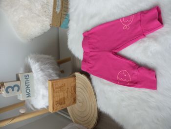 Jolie pantalon rose poissons tissaia bébé fille 3 mois