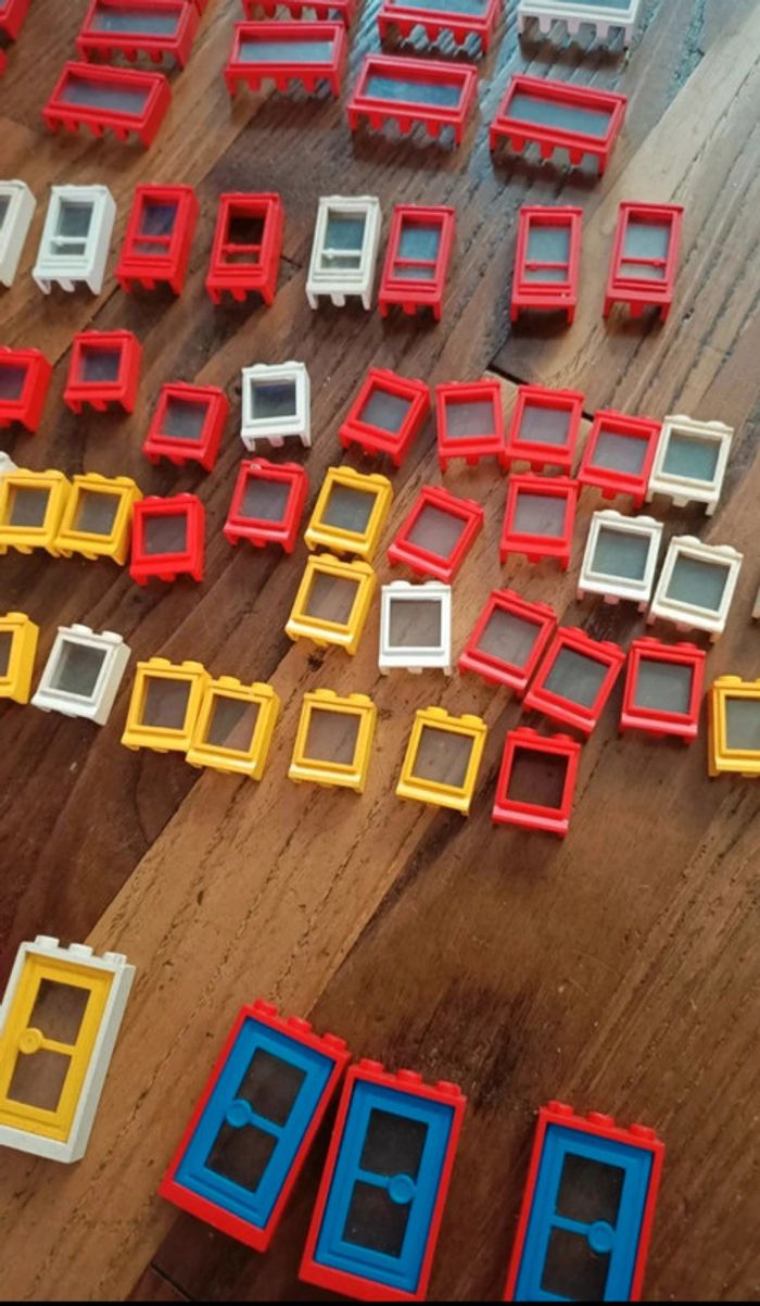 Lot fenêtres lego system vintage - photo numéro 3