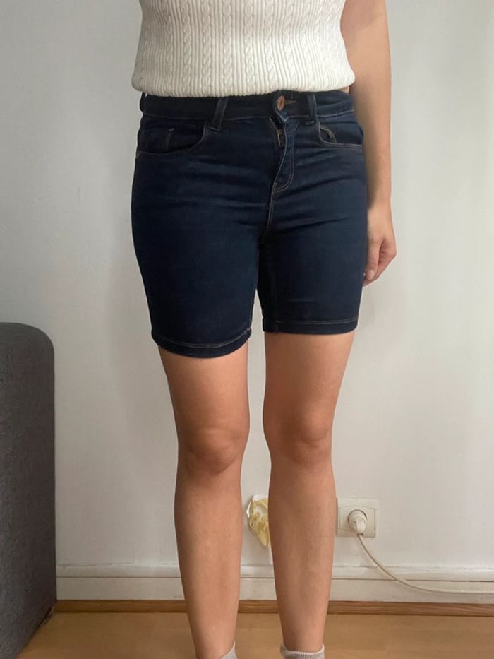 Short en jean bleu Noisy may XS/34 - photo numéro 2