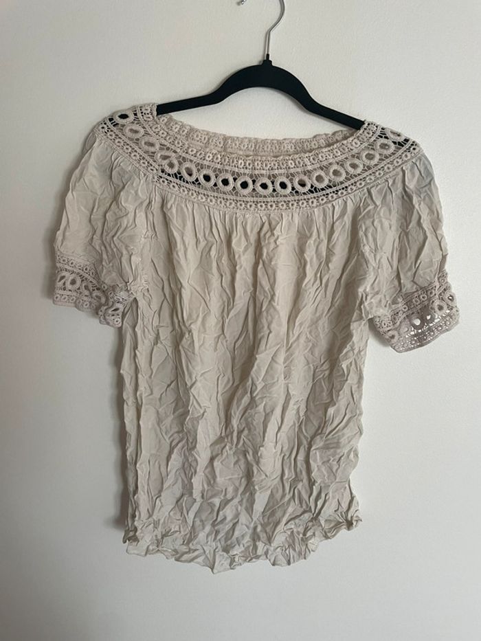 Lot de 5 hauts rose blanc et kaki - photo numéro 11