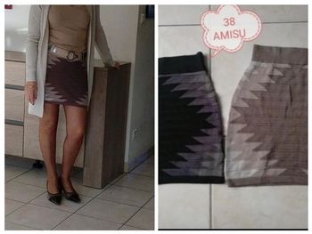 Lot de 2 jupes hiver femme.38..