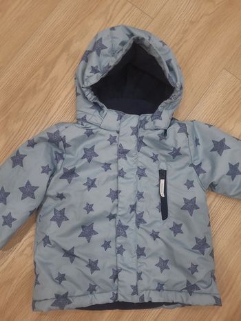 Manteau fourré étoiles