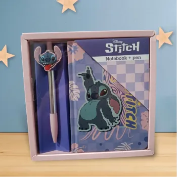 Coffret Stitch carnet de notes +stylo
