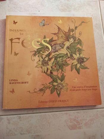 Livre dessiner et peindre le pays des fée