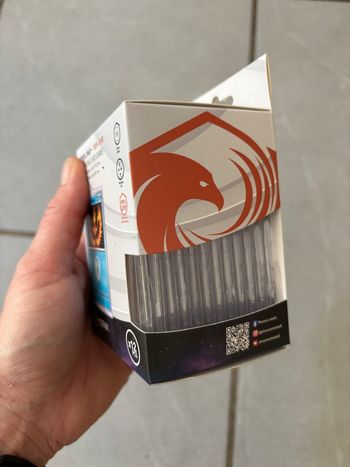 12 crystal snap toploaders + film protection phoenix shield pour cartes tcg pokemon magic lorcana
