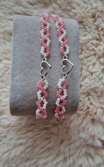 Bracelet mère/fille coeur